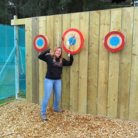 Axe Throwing Budby, Nr Worksop, Nottinghamshire
